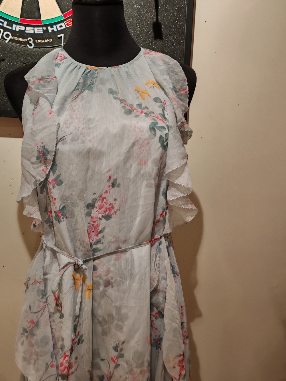 Ted Baker Pariz Sorbet Floral High Low Dress - Picture 10 of 14